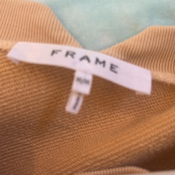 Frame Easy Puff Sleeve high low sweatshirt size M - Picture 4 of 6